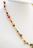 Michal Golan Bronze Multi Pearl Rectangle Pendant
