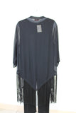 Black Duster with Fringe