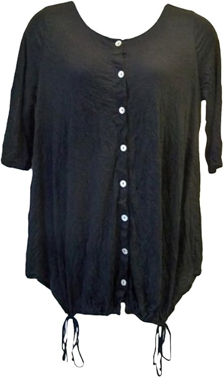 Eve Crinkle Top / Jacket, Black