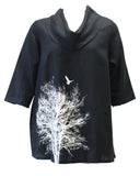 Dandelion Cowl Neck Linen Top