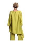 Dakota Silky Woven Top, Green
