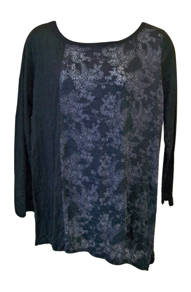 Iden Crinkle Contrast Top