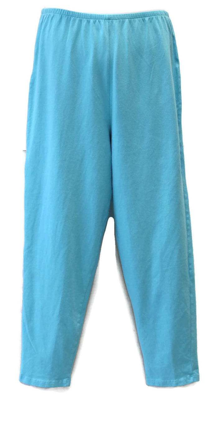 Liz & Jane Cotton Ankle Leggings, Aqua