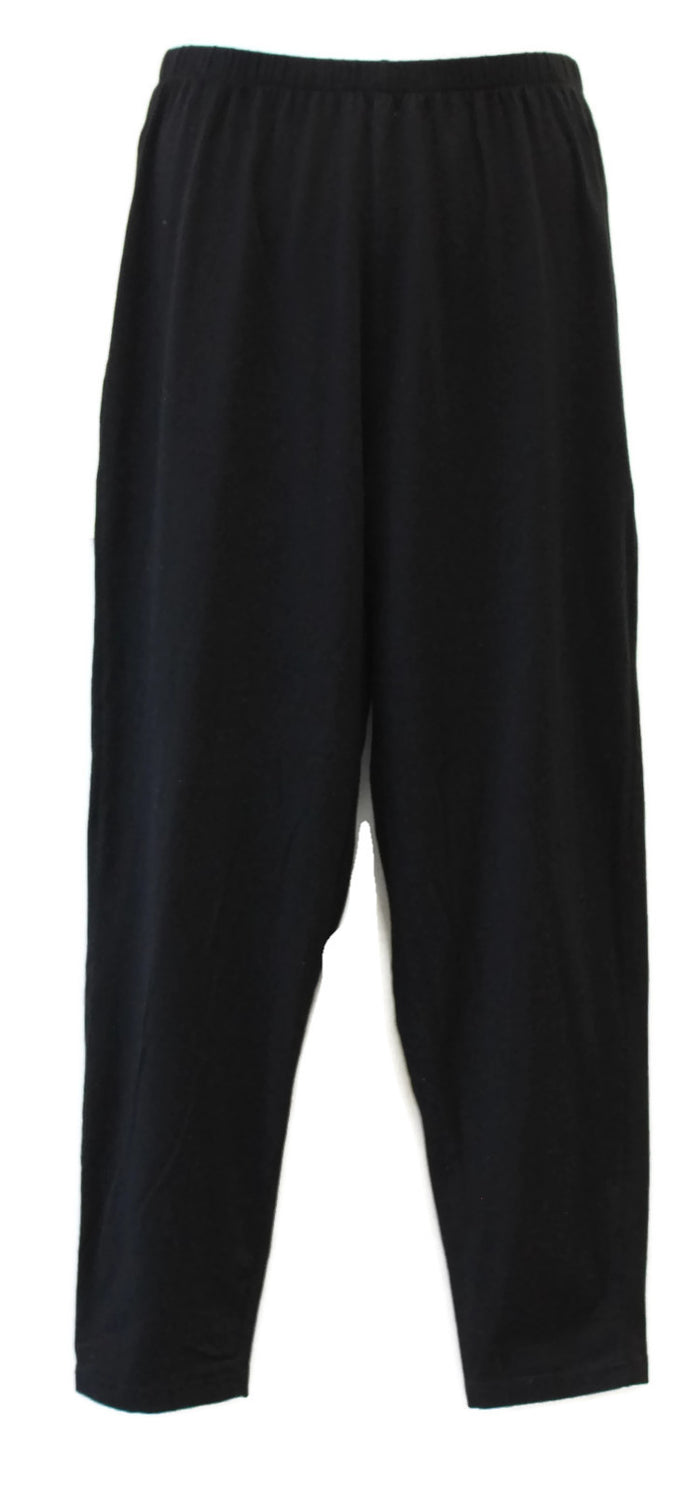 Liz & Jane Cotton Ankle Leggings, Black