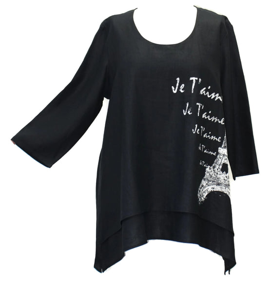 Double Layer Paris Linen Top