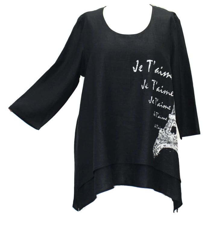 Double Layer Paris Linen Top