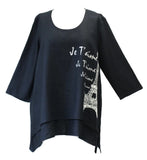 Double Layer Paris Linen Top