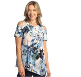 Carolina Cold Shoulder Asymmetric Top
