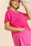 Dip Dye Pocket Dress, Pink