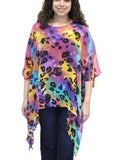 Rainbow Art to Wear Silk Top