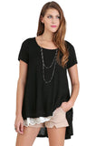 Everyday Lace Top, Black