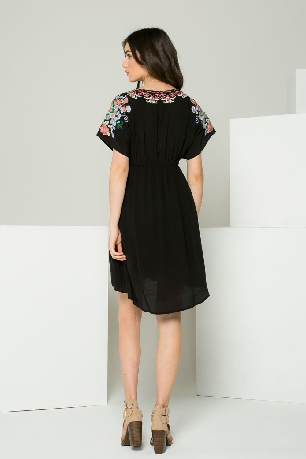 THML Embroidered Black Mini Dress Violet Skye Boutique THML Embroidered Black Mini Dress Violet Skye Boutique