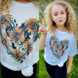 Sunflower Heart Tee T-Shirt