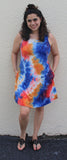 Royal Multi Tie Dye Dress