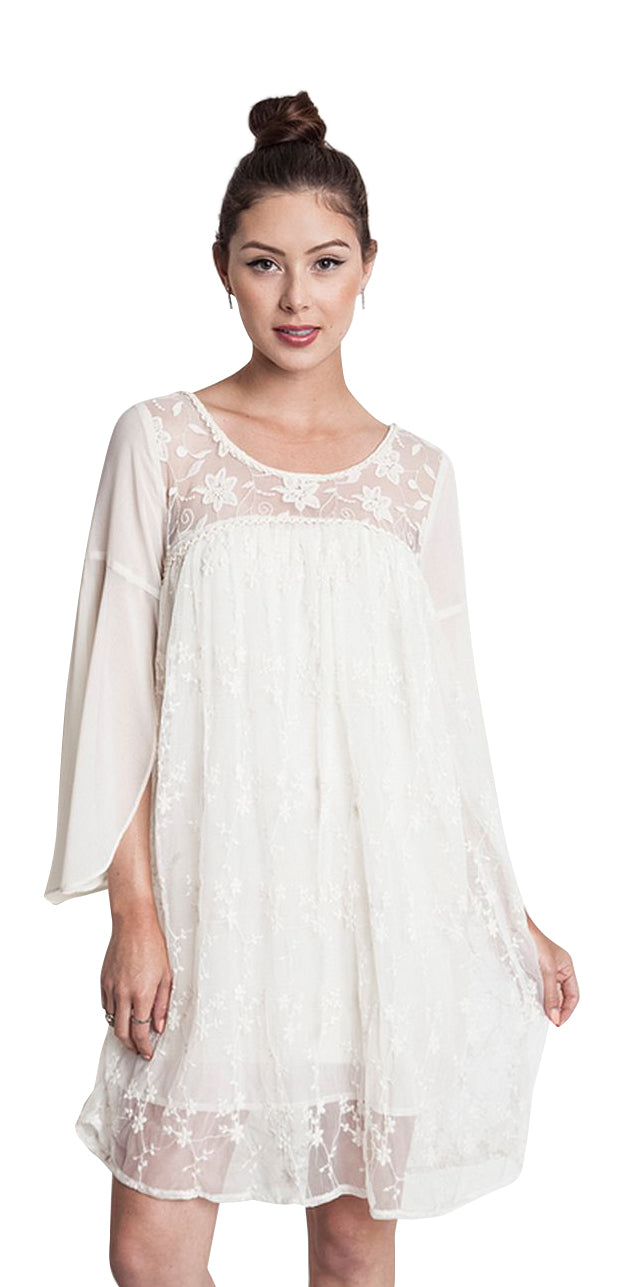 Lace Baby Doll Tunics Dresses - Umgee Lace Baby Doll Tunics Dresses - Umgee