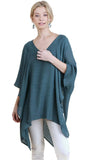 V-Neck Caftan Tunic, Seaweed