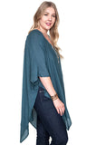 V-Neck Caftan Tunic, Seaweed
