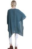 V-Neck Caftan Tunic, Seaweed