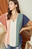 Color Block Top, Ginger