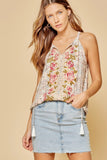 Andree by Unit savanne jane floral  Embroidered Tank Top