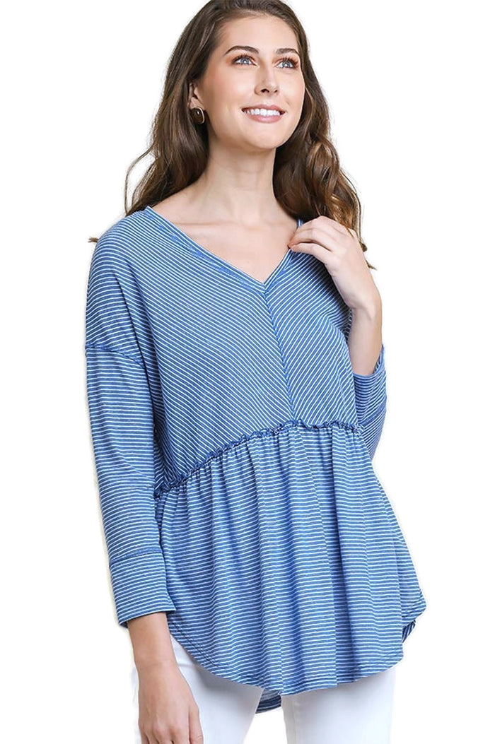 uMGEE USA Baby Doll Striped Top