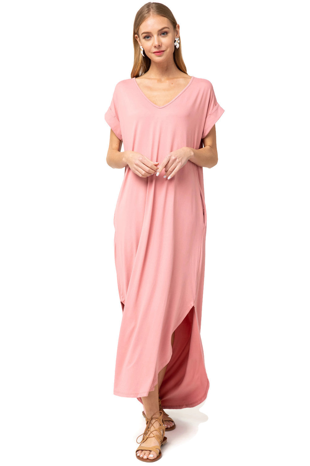 charcoal pink dress MONTHLY COLORS : JUNE Dress Charcoal