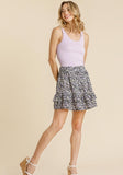 umgee usa Fun & Flouncy Floral Skirt