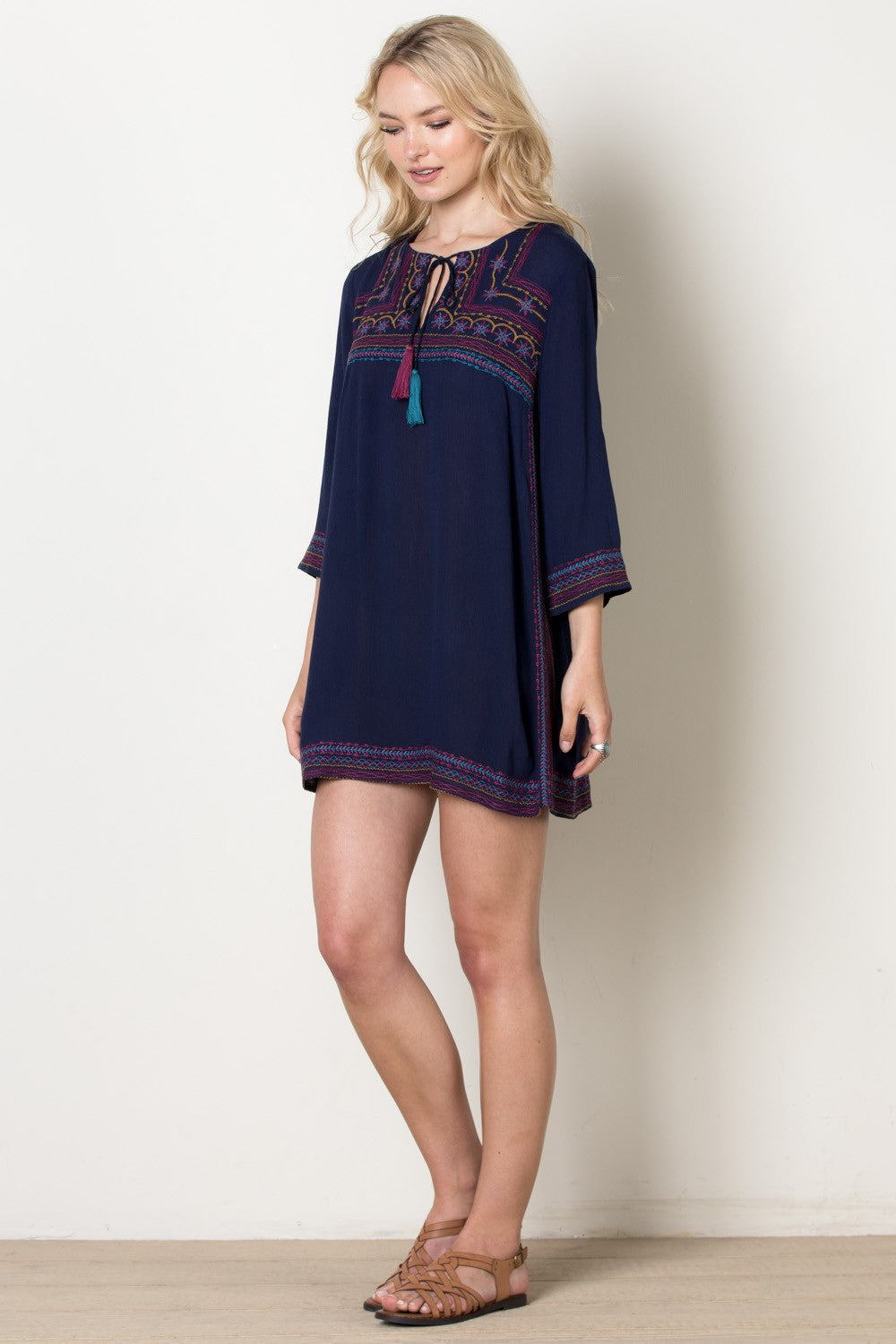 Floral Print Tale To Tell Blue And Ivory Embroidered Shift Dress Gypsy Love Embroidered Shift Dresses Thml Floral Print Tale To Tell Blue And Ivory Embroidered Shift Dress Gypsy Love Embroidered Shift Dresses Thml