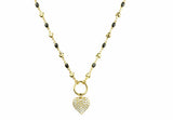 Mariana Crystal Moonlight Swarovski Crystal Heart Necklace