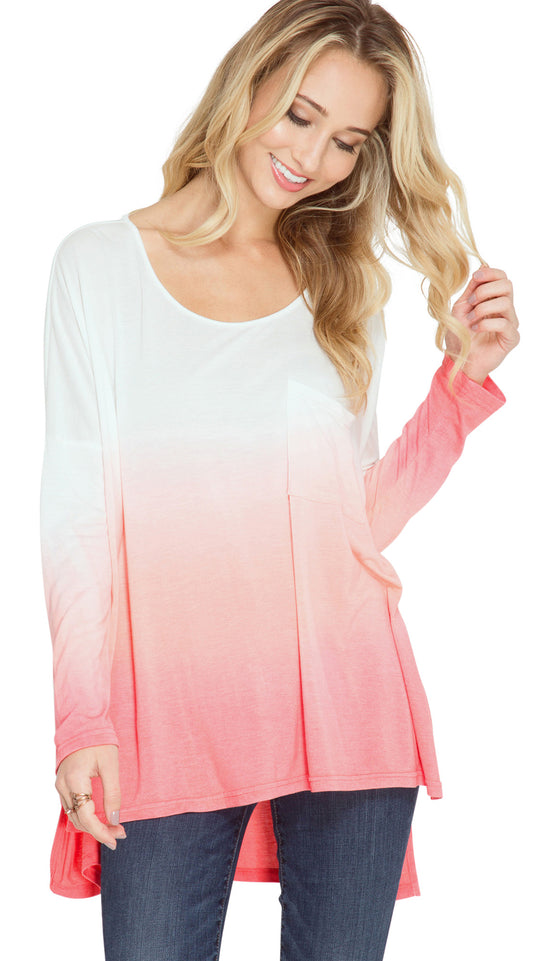 she & sky ombre top