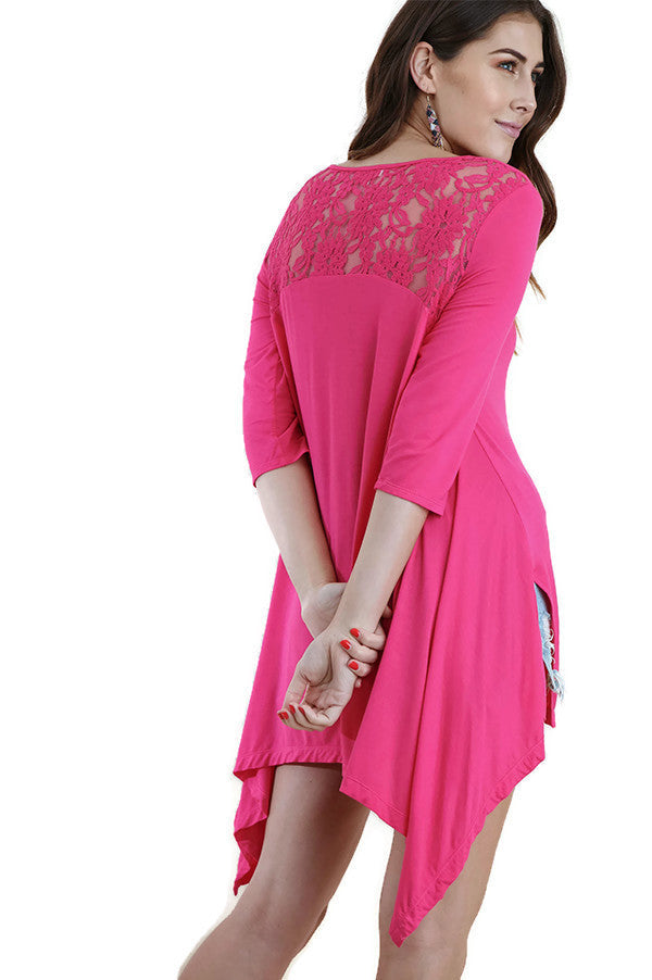 Lace & Cutout Tunics - Umgee Lace & Cutout Tunics - Umgee