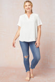 Classic & Chic Top, Ivory