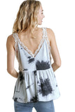 Tie Dye Babydoll Top