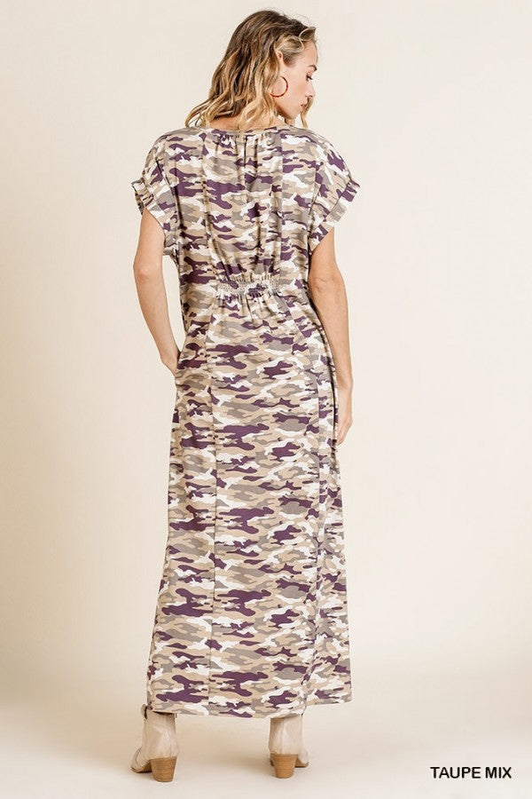 Camo Maxi Dress, Taupe – Violet Skye Boutique Camo Maxi Dress, Taupe – Violet Skye Boutique