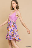 Lace Babydoll Ruffle Dress, Lilac