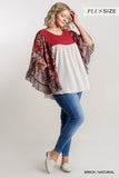 Butterfly Sleeve Top, Natural