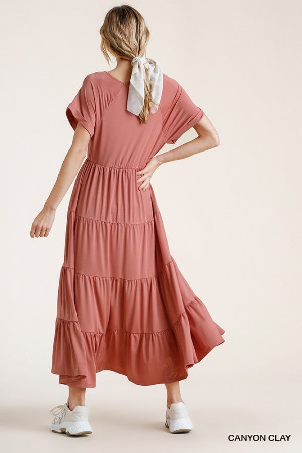 gillian tiered maxi dress Maeve Gillian Tiered Maxi Dress