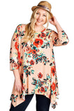 Blooming Beauty Floral Swing Top, Blush