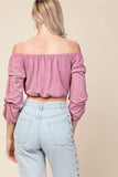 Wild Child Crop Top, Mauve