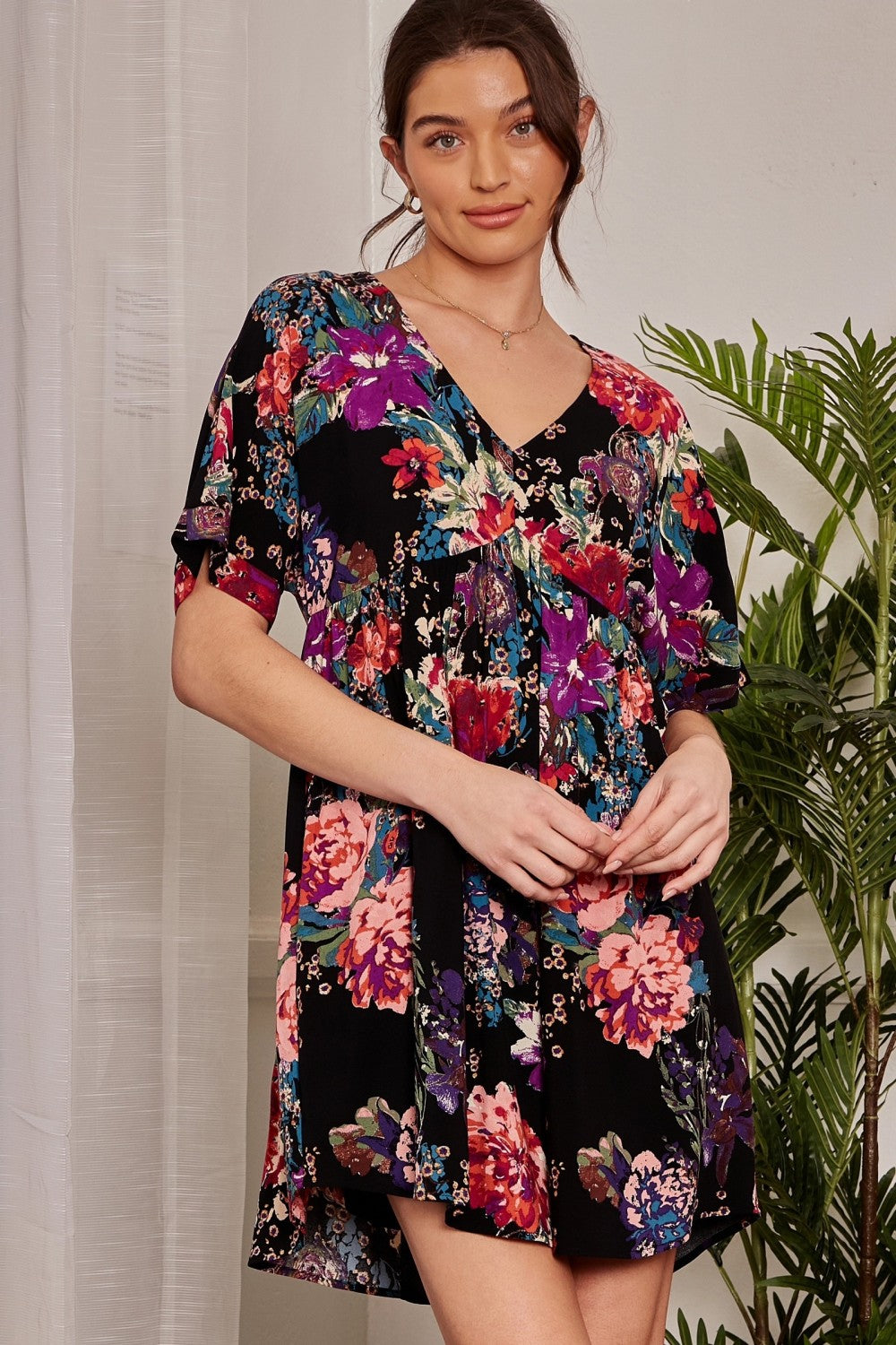 floral babydoll dress Savanna Jane Floral Babydoll Dresses
