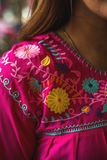 Embroidered Fiesta Top, Pink