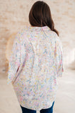 Floral Batwing Sleeve Blouse
