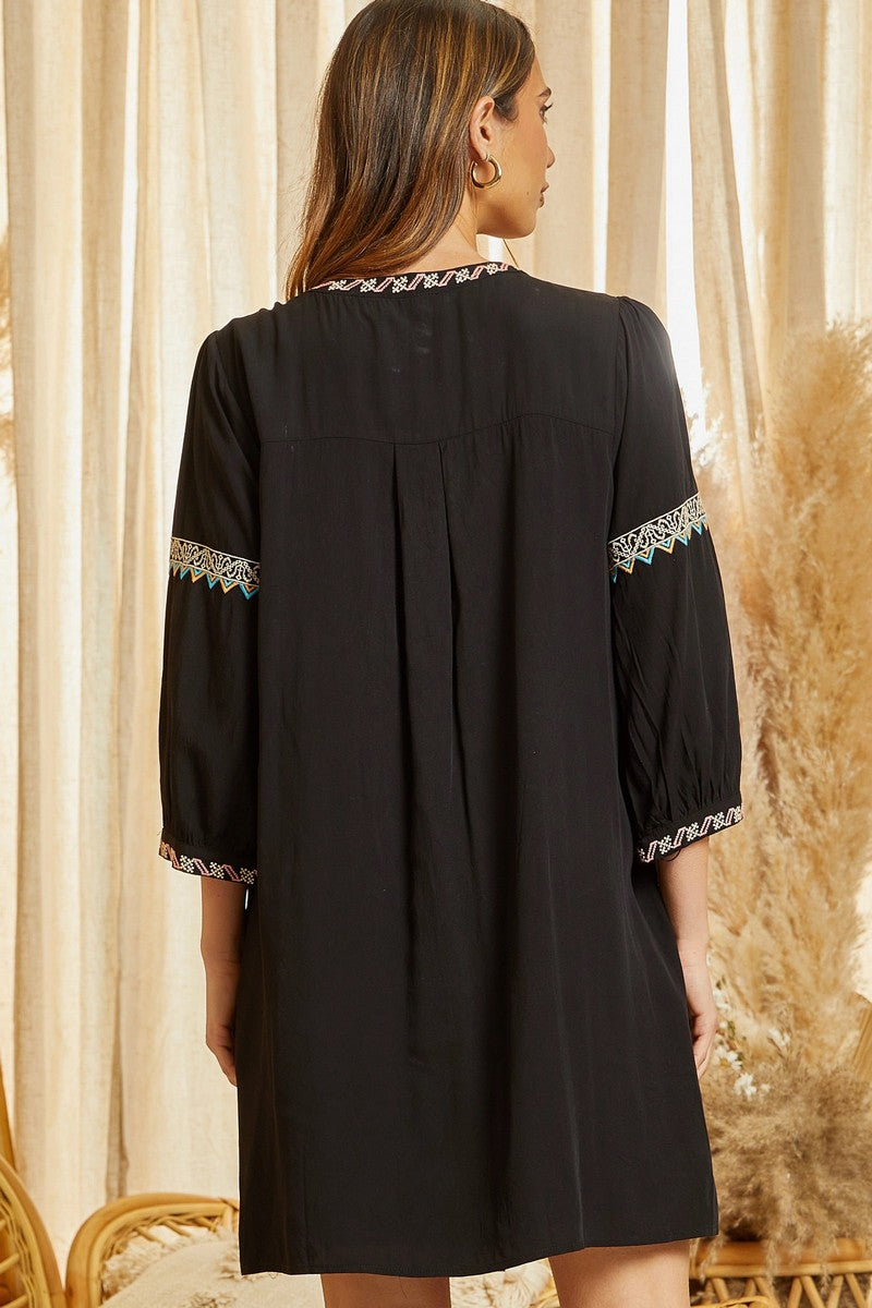 Savanna Jane Floral & Aztec Embroidered Dresses - Andree By Unit Savanna Jane Floral & Aztec Embroidered Dresses - Andree By Unit