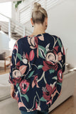 Floral Dolman Sleeve Top