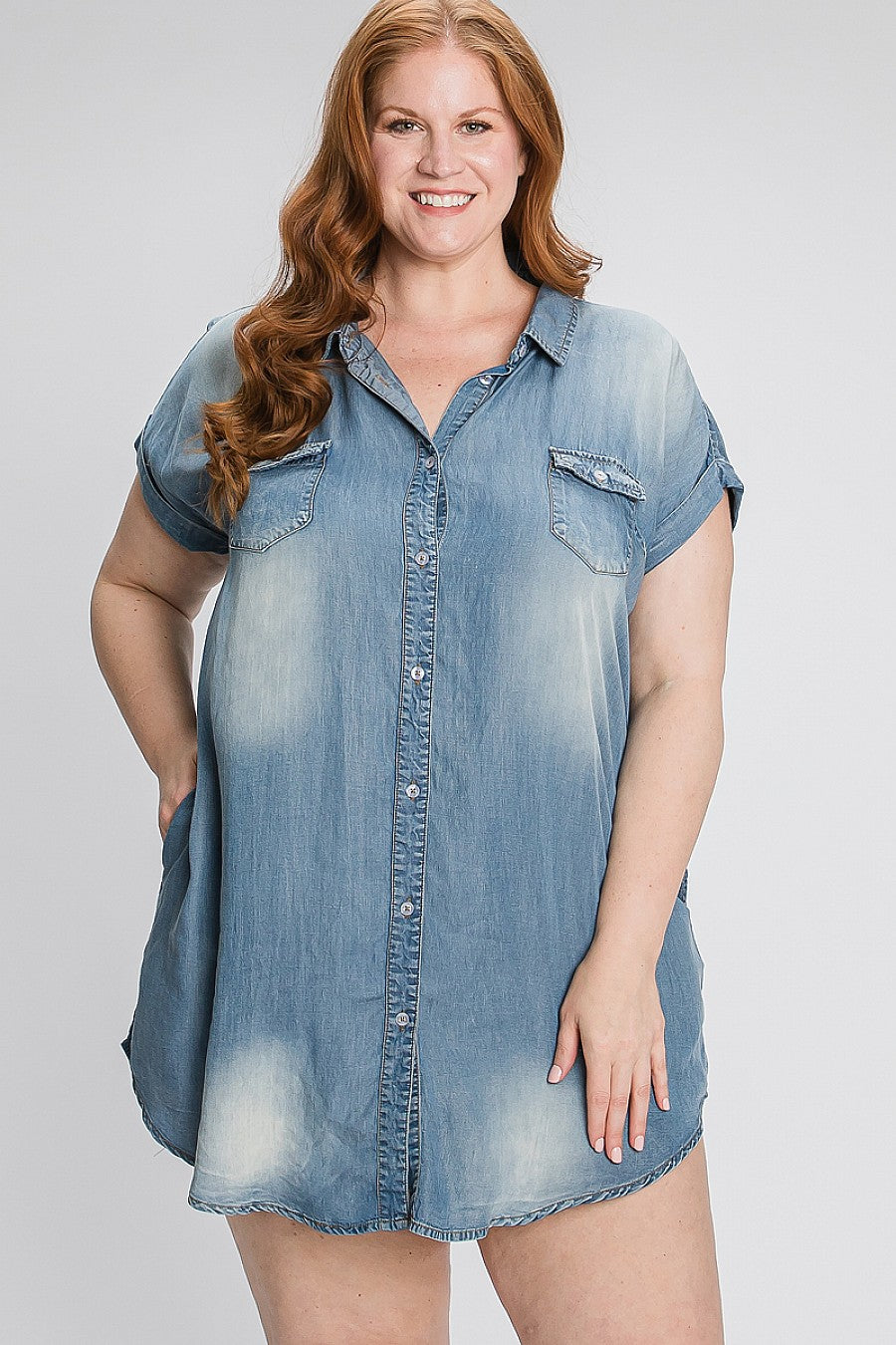 Vintage Denim Tunics / Mini Dresses - Gee Gee Vintage Denim Tunics / Mini Dresses - Gee Gee