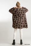 Fuzzy Leopard Cardigan