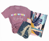 Boat Waves & Lake Days Graphic Tee Shirt
