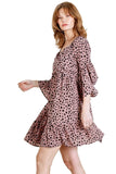 Dalmatian Print Sweetheart Dress