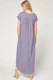 Everyday Pocket Maxi Dress, Dusty Lavender