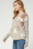 Paisley, Leopard & Star Top